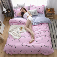 Load image into Gallery viewer, Brief Printed Bedding Set Soft Home Textile Twin Full Queen Size 3pcs For Kids Teens Adults