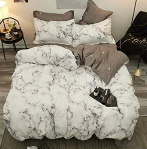 2019 Autumn grey star bedding set Pastoral style duvet cover set flat sheet fish bed linen leopard bed set AB side home textile