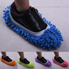 Load image into Gallery viewer, 1PC Multifunctional Chenille Micro Fiber Slipper Shoe Covers Clean Slippers Lazy Drag Shoe Mop Caps Household Tools With 5 Color