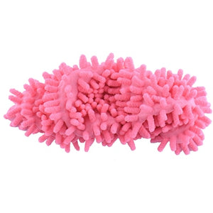 1PC Multifunctional Chenille Micro Fiber Slipper Shoe Covers Clean Slippers Lazy Drag Shoe Mop Caps Household Tools With 5 Color