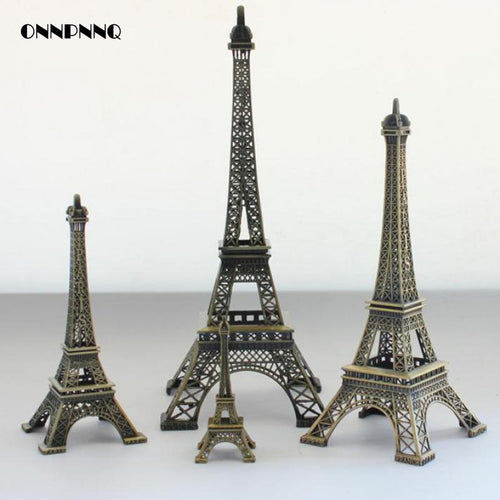 1pcs Miniature Eiffel Tower Paris Tower Home Furnishing Decorative Gift Model Of Metal Ornaments Home Decoration Accessories