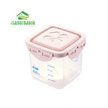 Load image into Gallery viewer, Grain Storage Box Sealed Cans Household Kitchen Plastic Covered With Transparent Jar Noodles Miscellaneous Grain Storage Cans