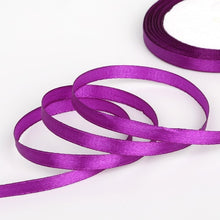 Load image into Gallery viewer, 25 Yards 7mm width Satin Ribbon for DIY Bow Craft Decor Wedding Festival Party Decoration Gift Wrapping Scrapbooking Supplies