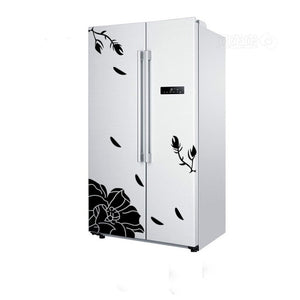 High Quality Creative Refrigerator Black Wall Sticker Butterfly Pattern Wall Stickers Home Decoration Kitchen Home Wallpaper New