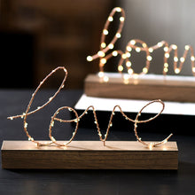 Load image into Gallery viewer, Home Decorative Figurines Ornaments LED Lamp Light LOVE Letters Living Room Bedroom Layout Decoration Valentine&#39;s Birthday Gift