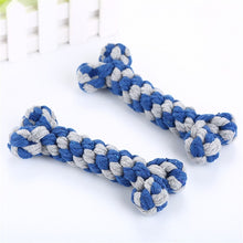 Load image into Gallery viewer, Small Dog Toys Braided Knot Ball Pet Dog Toys Bone Chew Rope Dog Puppy Train Toy Knot Home Garden Pet Supplies Funny Tool