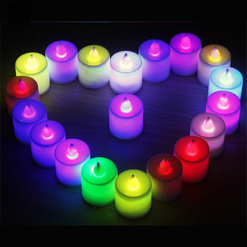 Smokeless Wedding Battery Led Candle Creative Bougies D Coratives Wax Floating Flameless Decorative Candles Bougies Home JKK192