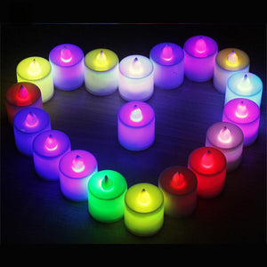 Smokeless Wedding Battery Led Candle Creative Bougies D Coratives Wax Floating Flameless Decorative Candles Bougies Home JKK192