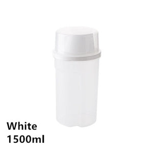 Grain Storage Box Sealed Cans Household Kitchen Plastic Covered With Transparent Jar Noodles Miscellaneous Grain Storage Cans