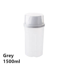 Load image into Gallery viewer, Grain Storage Box Sealed Cans Household Kitchen Plastic Covered With Transparent Jar Noodles Miscellaneous Grain Storage Cans