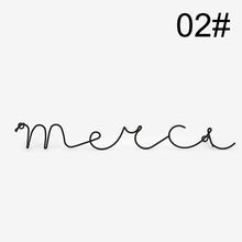 Load image into Gallery viewer, Wire Letters Home Decor Interior Wall Sign Gift Love Happy Kitchen Livingroom Wall Decorative Letters&amp;Numbers 6 Styles Decor