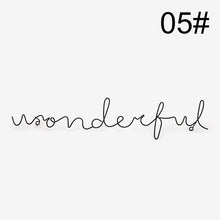 Load image into Gallery viewer, Wire Letters Home Decor Interior Wall Sign Gift Love Happy Kitchen Livingroom Wall Decorative Letters&amp;Numbers 6 Styles Decor