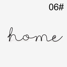 Load image into Gallery viewer, Wire Letters Home Decor Interior Wall Sign Gift Love Happy Kitchen Livingroom Wall Decorative Letters&amp;Numbers 6 Styles Decor