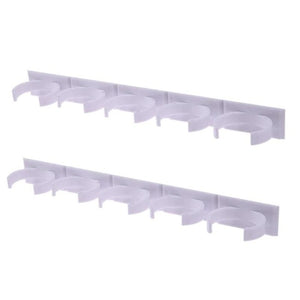 1/2/4 Pcs Wall Mount Ingredient Spice Bottle Rack Plastic Clip Organizer Rack Kitchen Cabinet Door Hooks Jars Spice Holder Tools