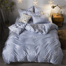 Load image into Gallery viewer, Heart printing bedding set 3/4pcs bed linens Home Textile Duvet cover set classic bedclothes Modern sheet pillowcase king bedset