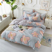 Load image into Gallery viewer, Heart printing bedding set 3/4pcs bed linens Home Textile Duvet cover set classic bedclothes Modern sheet pillowcase king bedset