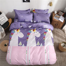 Load image into Gallery viewer, Heart printing bedding set 3/4pcs bed linens Home Textile Duvet cover set classic bedclothes Modern sheet pillowcase king bedset