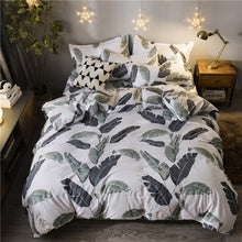 Load image into Gallery viewer, Heart printing bedding set 3/4pcs bed linens Home Textile Duvet cover set classic bedclothes Modern sheet pillowcase king bedset