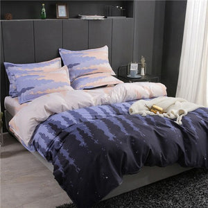 Heart printing bedding set 3/4pcs bed linens Home Textile Duvet cover set classic bedclothes Modern sheet pillowcase king bedset