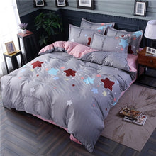 Load image into Gallery viewer, Heart printing bedding set 3/4pcs bed linens Home Textile Duvet cover set classic bedclothes Modern sheet pillowcase king bedset