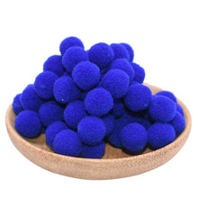 Load image into Gallery viewer, 100Pcs 10/15/20/25mm Mini Fluffy Soft Pom Poms Pompoms Ball Handmade Kids Toys Wedding Decor DIY Sewing Craft Supplies