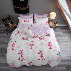 White love Luxurious Home Textile Bedlinen deep red Duvet Cover Pillow case Bed Sheet quilt cover Bedding Set 3/4Pcs