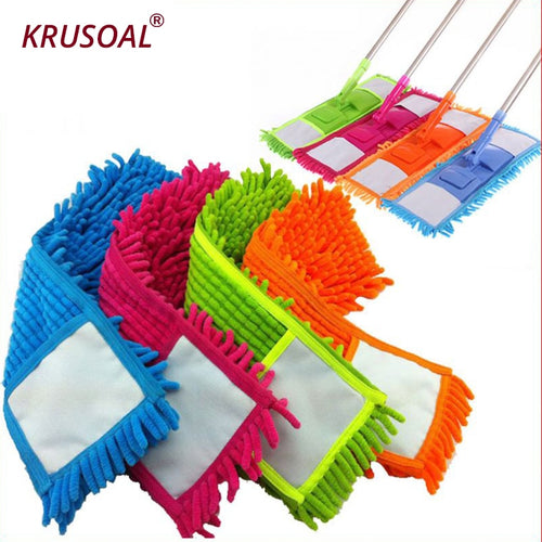 1pcs Colors Home Cleaning Pad Refill Household Dust Mop Head Replacement Suitable For Cleaning The Floor Soft Texture Practical