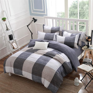 Comforter king grey bedclothes bed linen snowflake Cotton Bedding set Winter bedsheets duvet cover sets35