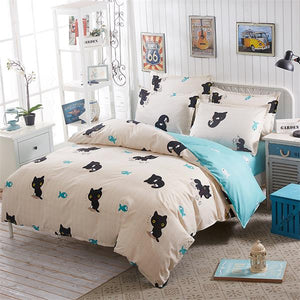 Comforter king grey bedclothes bed linen snowflake Cotton Bedding set Winter bedsheets duvet cover sets35