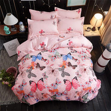 Load image into Gallery viewer, Comforter king grey bedclothes bed linen snowflake Cotton Bedding set Winter bedsheets duvet cover sets35