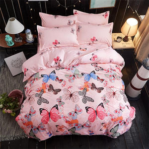 Comforter king grey bedclothes bed linen snowflake Cotton Bedding set Winter bedsheets duvet cover sets35