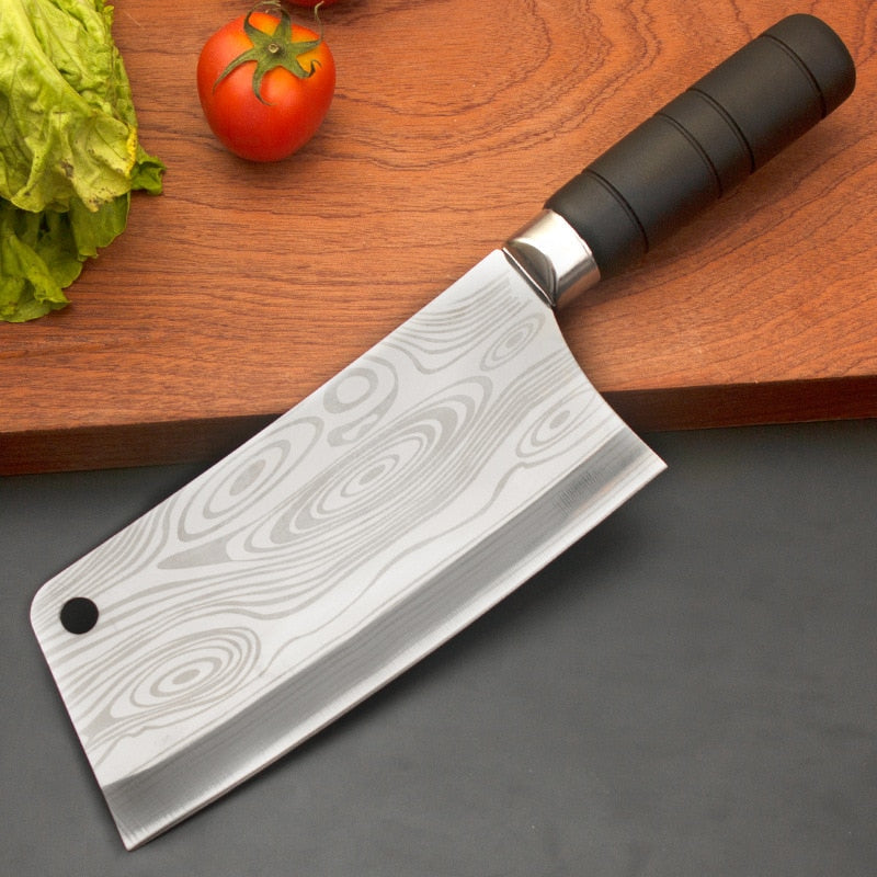 Stainless Steel Kitchen Chopping Knife Sharp Kitchen Knife For Chop Bone Fish Professional Chinese Kitchen Chef Knife