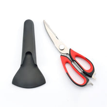 Load image into Gallery viewer, Multi-Function Kitchen Scissors Cutter Knife Board Stainless Steel Kitchen Vegetable Knives Meat Potato Cheese Meat Cut